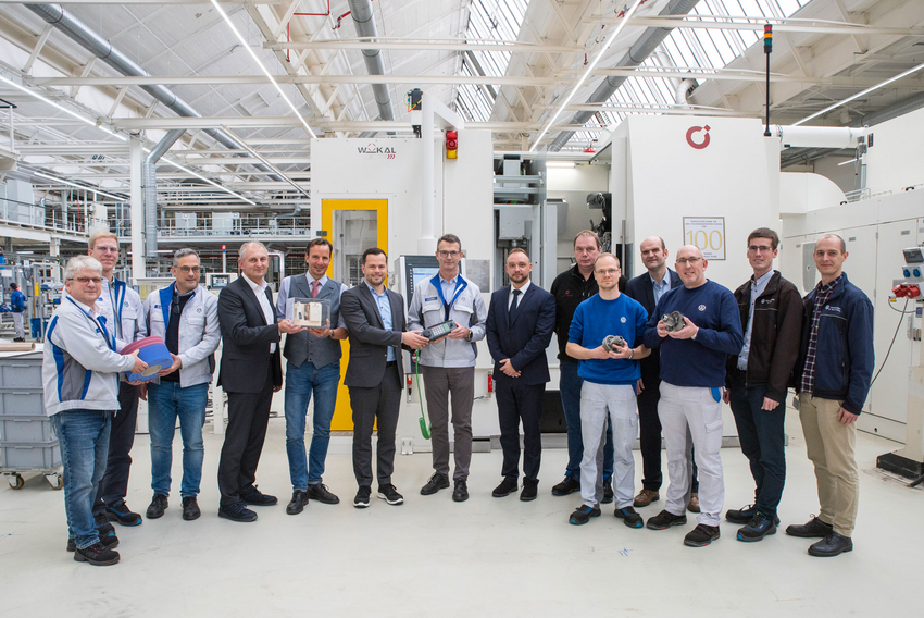 handover of the 100th machine to Volkswagen Kassel